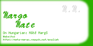 margo mate business card
