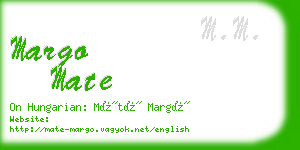 margo mate business card